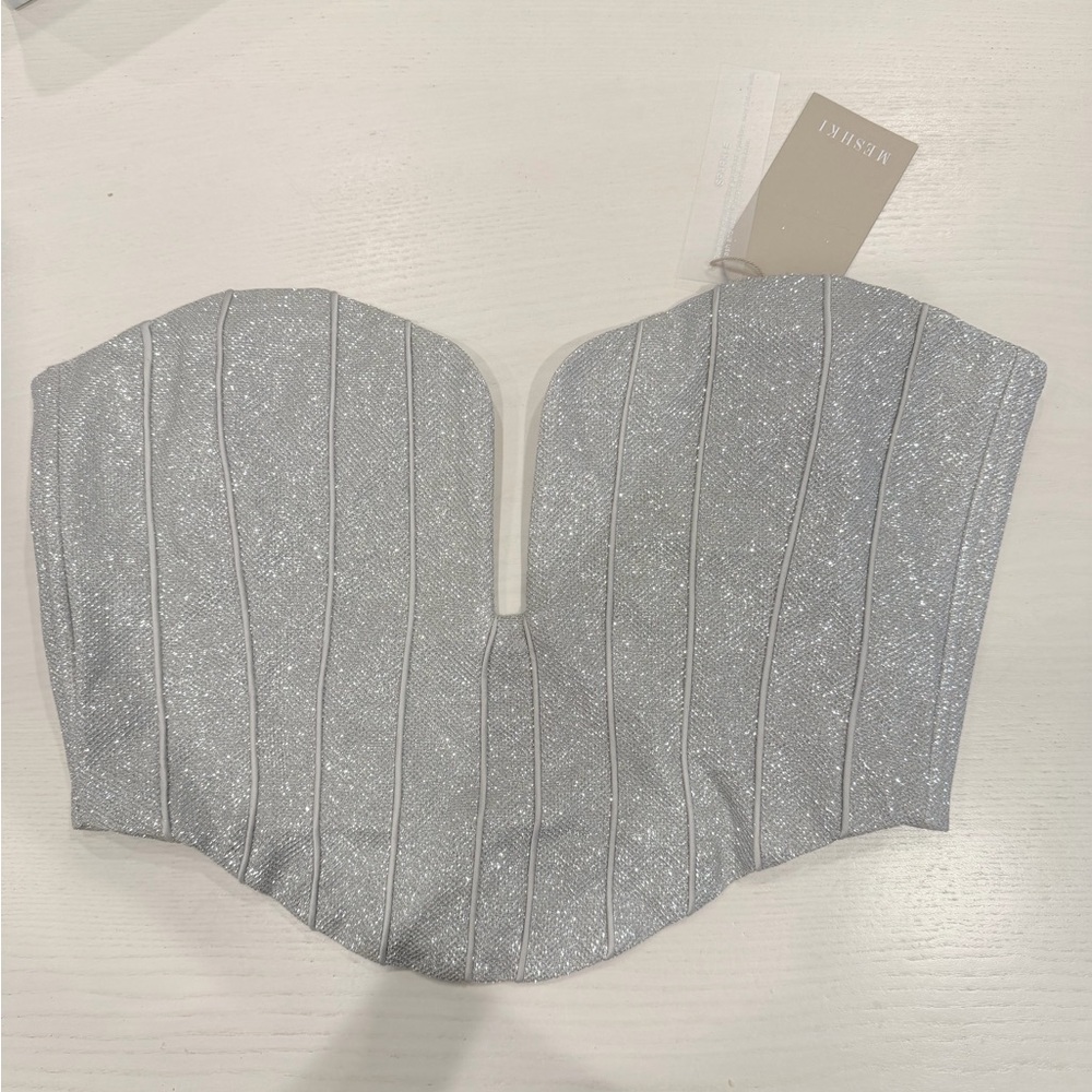 Meshki Felicity Shimmer Corset Top